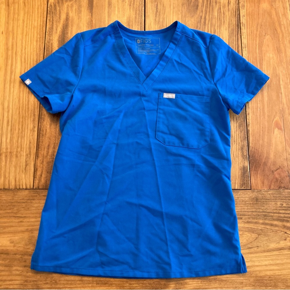 Figs Technical Collection Scrub Top EUC